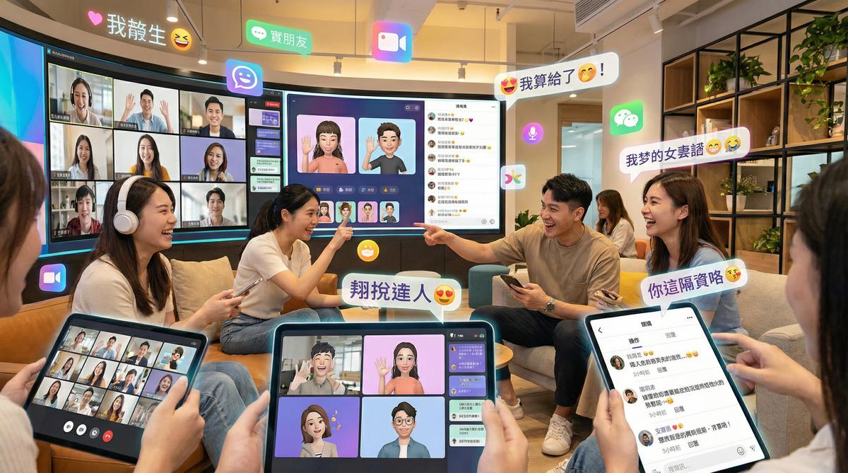 无限臀山甜心社区互动场景